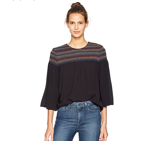 Anthropologie Plenty by Tracy Reese smocked top - Picture 1 of 4